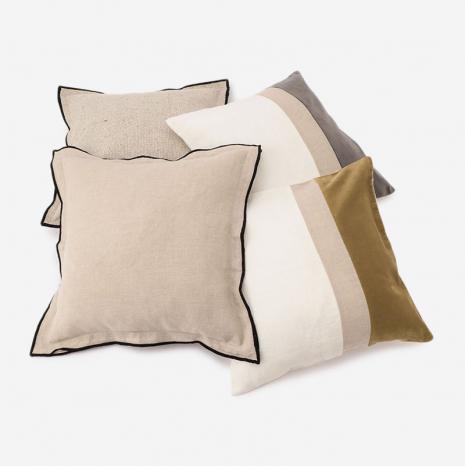 SALE/55%OFF】 アクタス レザークッションカバー ブラウン 茶色 ...