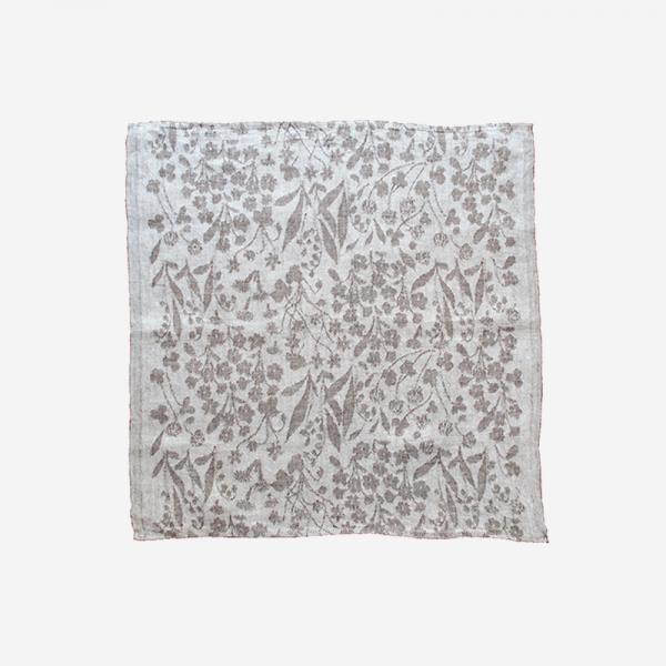 LAPUAN KANKURIT NIITTY  multi-use cloth 48×48cm white-bwown
