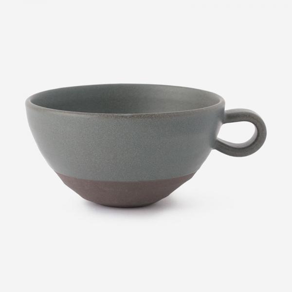 TWO TONE SOUP CUP ダークグレー