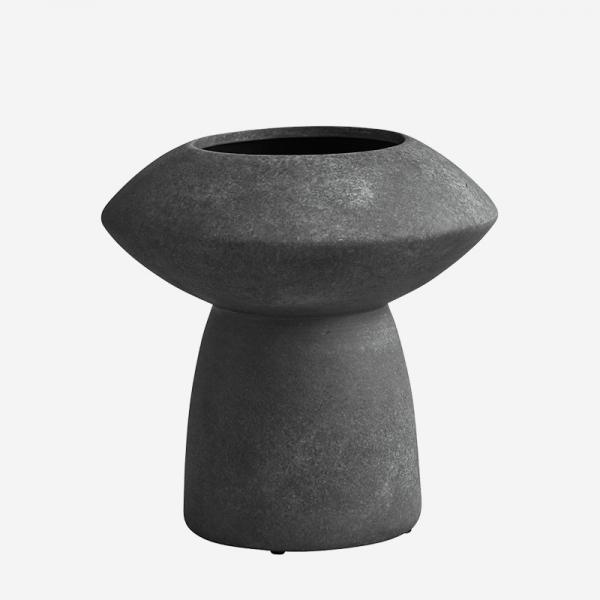 101 COPENHAGEN Sphere Vase Fat Dark Grey