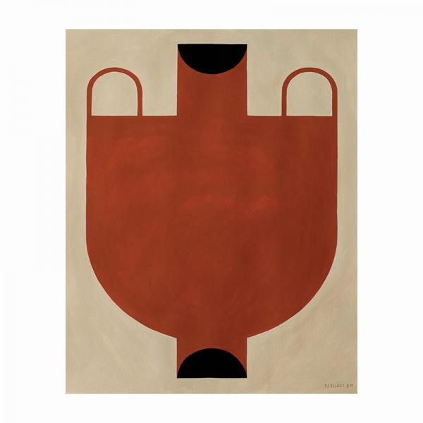 THE POSTER CLUB  studio paradissi sil. of a vase 06 40×50cm