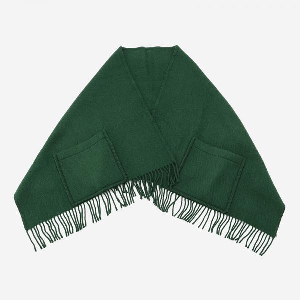 LAPUAN KANKURIT UNI pocket shawl forest green