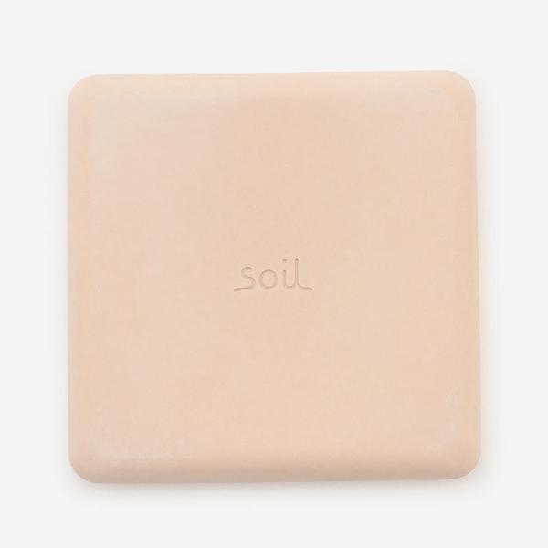 Soil SOAP DISH for bath square ピンク