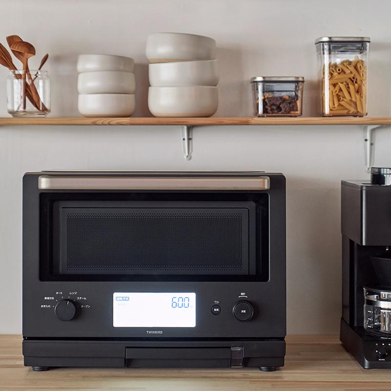 Actus ミニマルでお洒落なデザイン シンプル操作で包み込むようにしっとりと蒸す Twinbird スチームオーブンレンジ 49 800円 Red Alder Actus ミニマルでお洒落なデザイン シンプル操作で包み込むようにしっとりと蒸す Twinbird スチームオーブンレンジ 49 800円 Red Alder