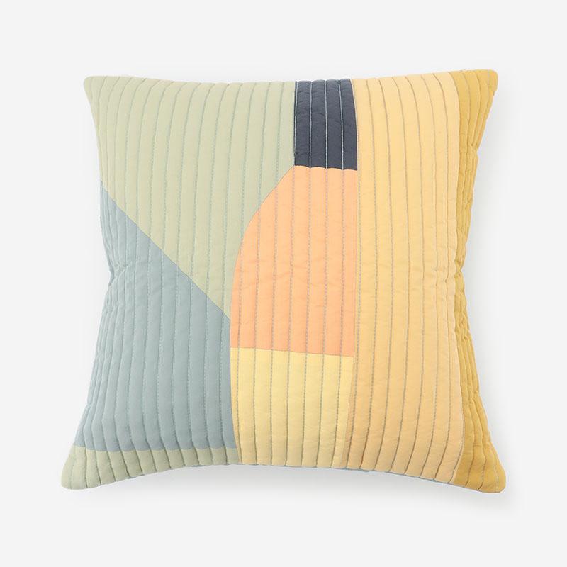 QUILT クッションカバー 45cm角 イエロー