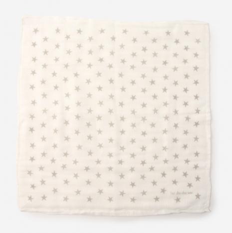 Les Doudou Bebe 6重ガーゼハンカチ スター グレー 1 000円 Actus Online アクタスオンライン Actus Online
