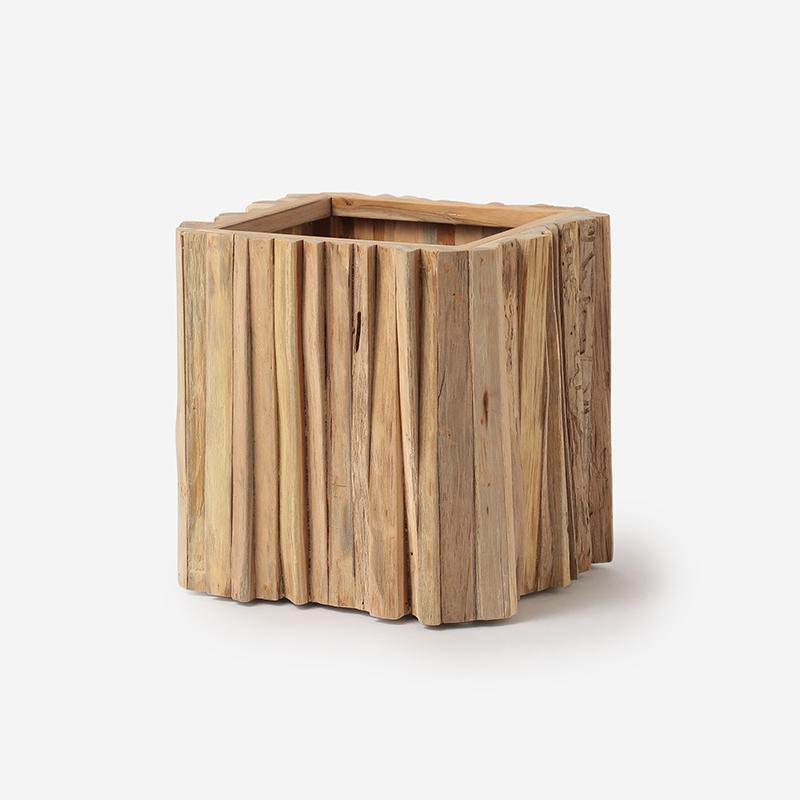 アクタス 鉢カバー チーク 大型