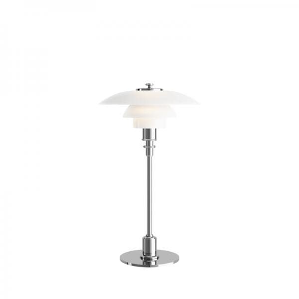 Louis Poulsen PH 2/1 TABLE LAMP SILVER