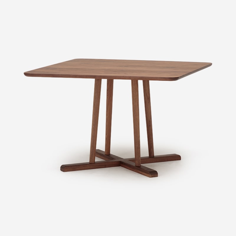 THYME ダイニングテーブル ウォールナット (スクエア)110×110 / 高さ 中古商品は完璧な物 アクタス ウォールナット 画像追加分 テーブル ダイニングテーブル